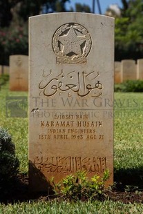 BEIRUT WAR CEMETERY - KARAMAT HUSAIN, 